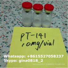 Bremelanotide PT141 10mg d&#39;approvisionnement de peptide d&#39;amélioration / fiole